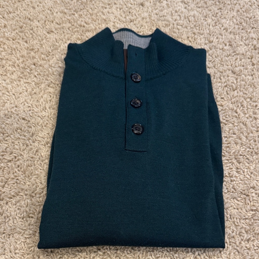 Brooks Brothers Dark Green Turtleneck